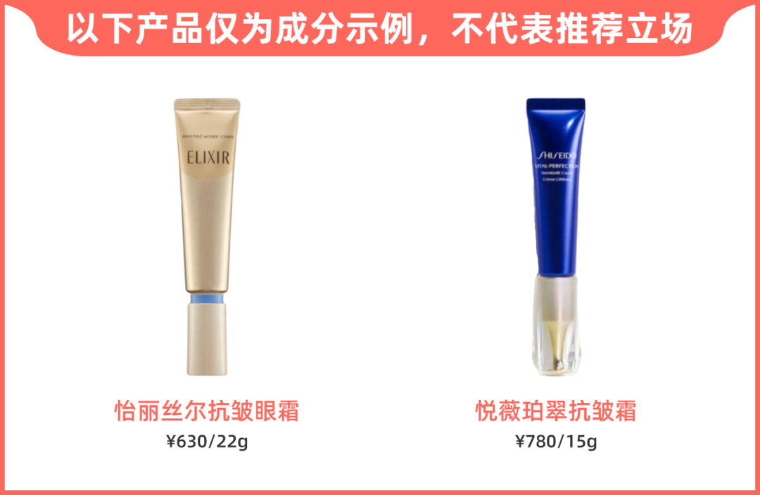 抗老最全成分表！选对了，你可以一直美下去