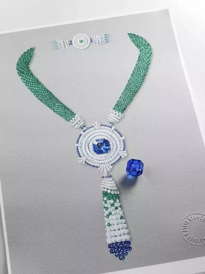顶级珠宝品牌的手绘