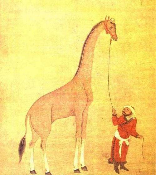600年前的一幅《麒麟图》，看到画中神兽后，网友：郑和上当了