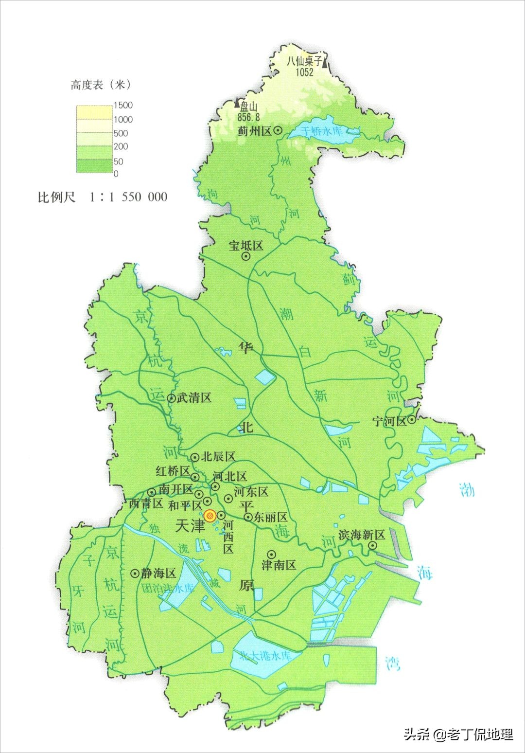 山西河北两省地图（看完就知道这两省的位置在哪）