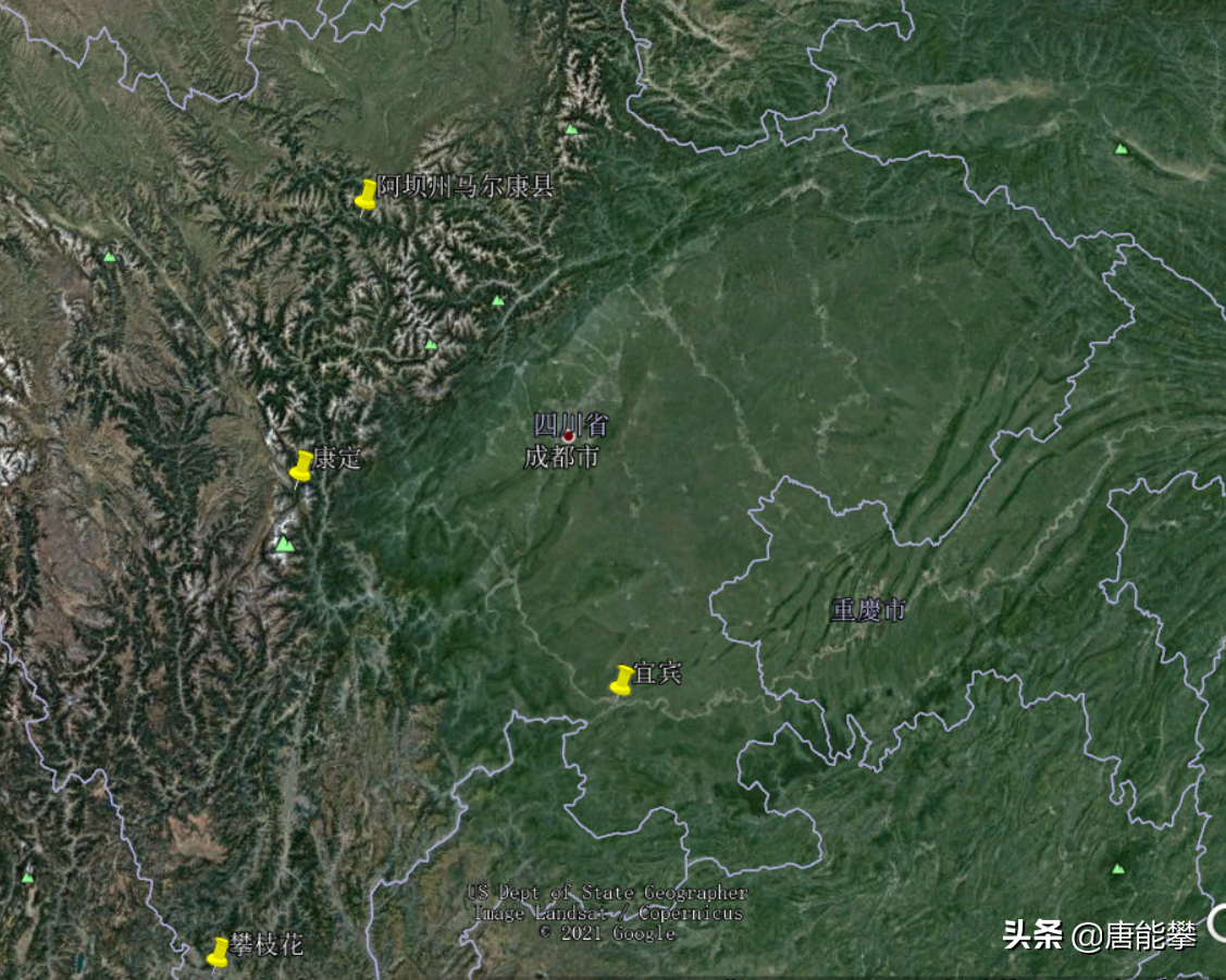 四川海拔高度是多少米四川各地海拔高度表