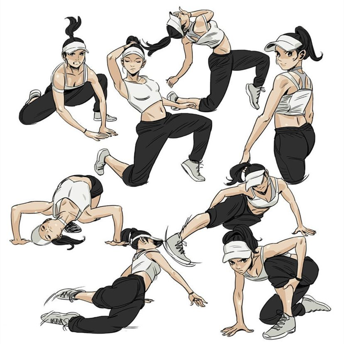 动漫中的舞蹈动作是怎么绘制出来的,流畅的动作后面是大量的原画