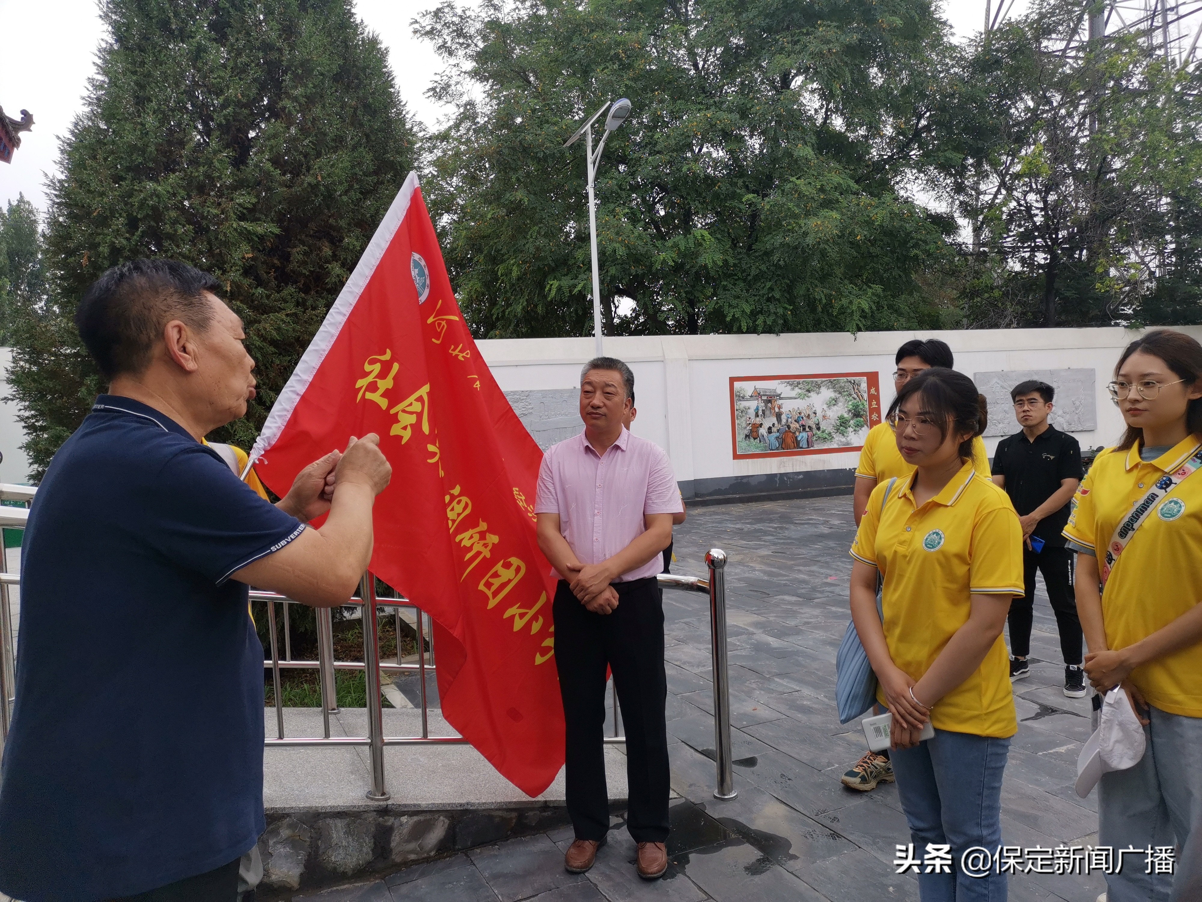 河北农大经管学院师生到顺平县开展暑期社会实践活动