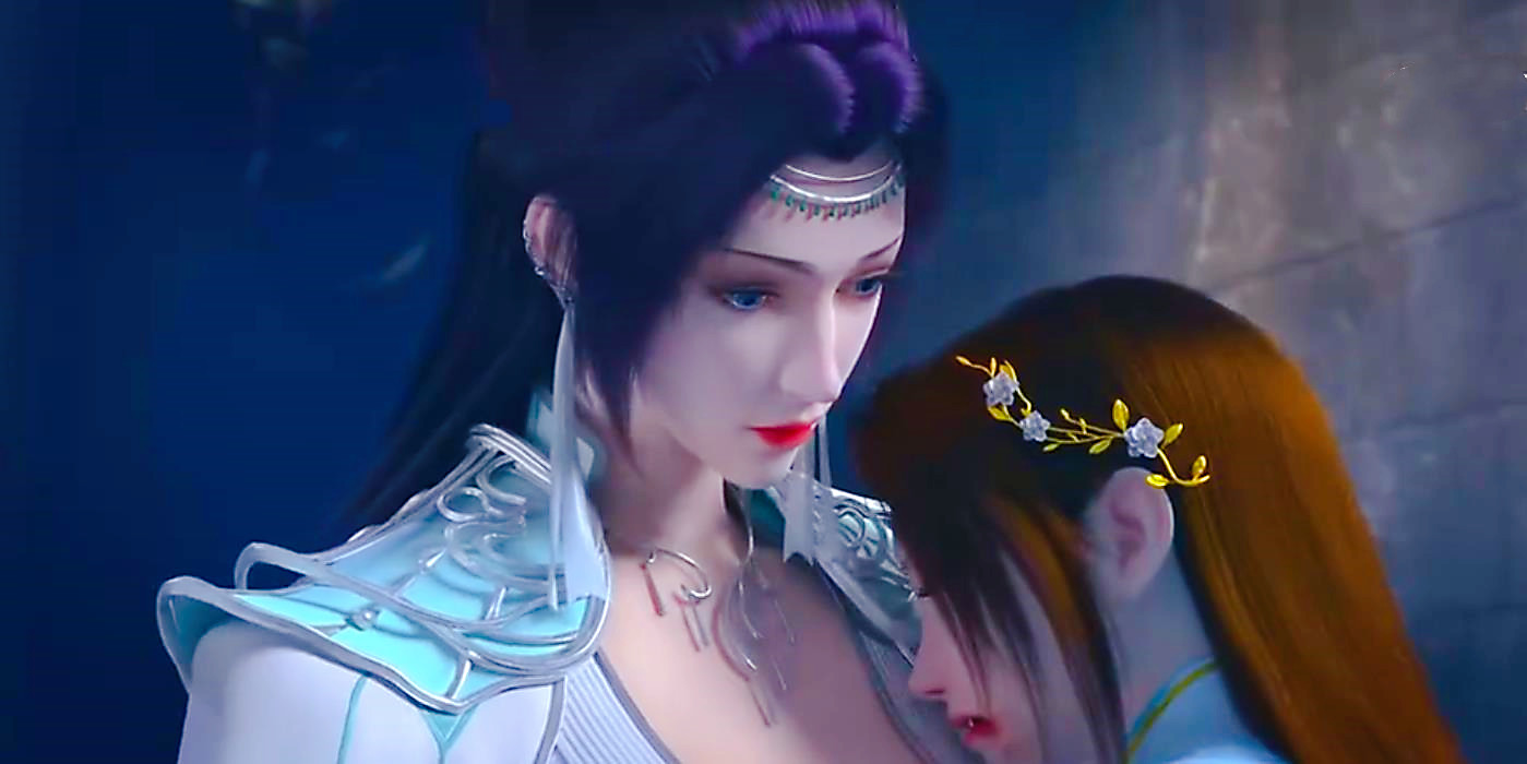 甜蜜小剧场开演，萧炎为女王拎包买鞋，“炎鳞”要抢回官配CP了