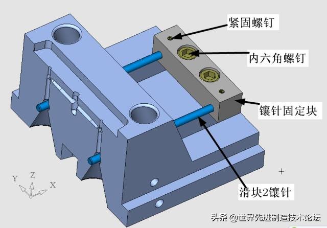 这个经典模具结构：4 面滑块+动模缩芯，无数人搞不定