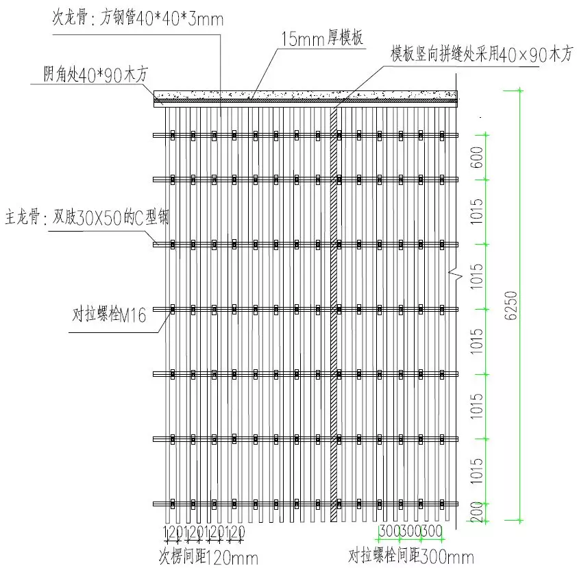 剪力墙模板免开洞施工？示例学习