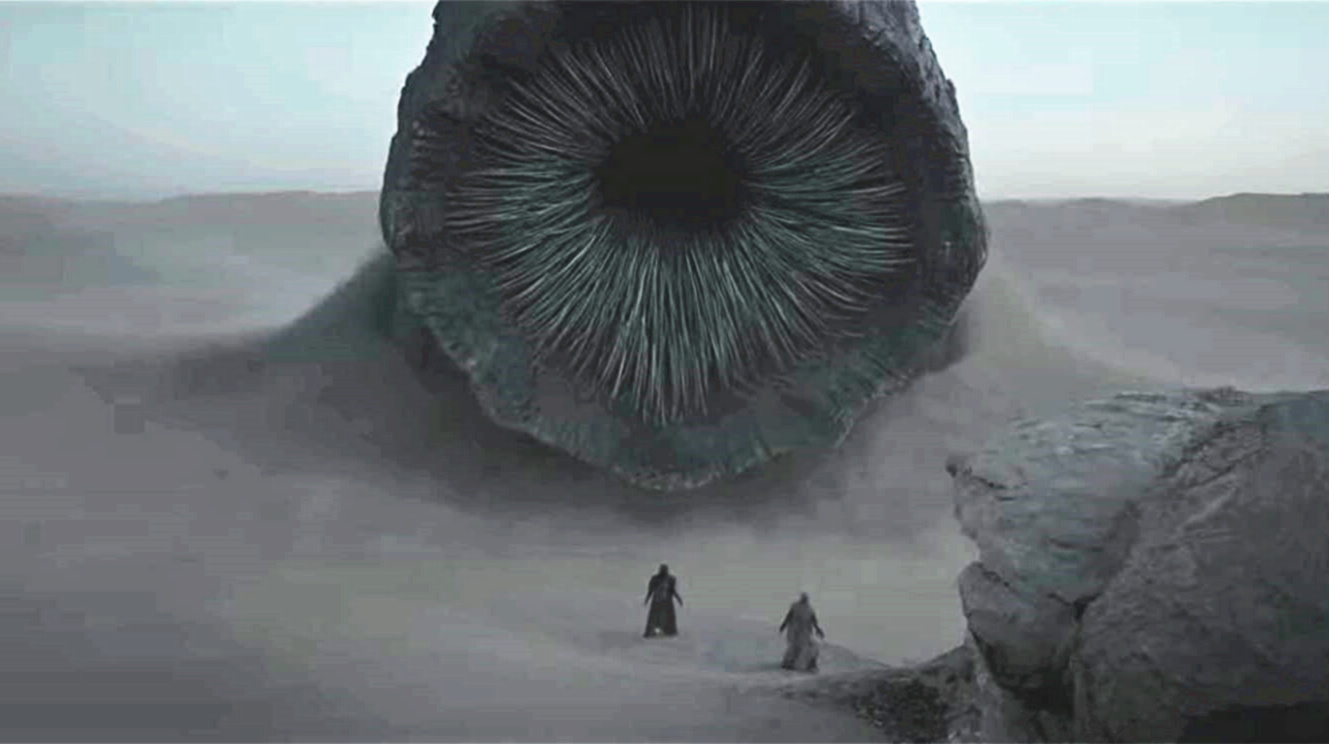 500米级别的沙漠怪兽之王，科幻大片《沙丘》怪兽终于亮相了