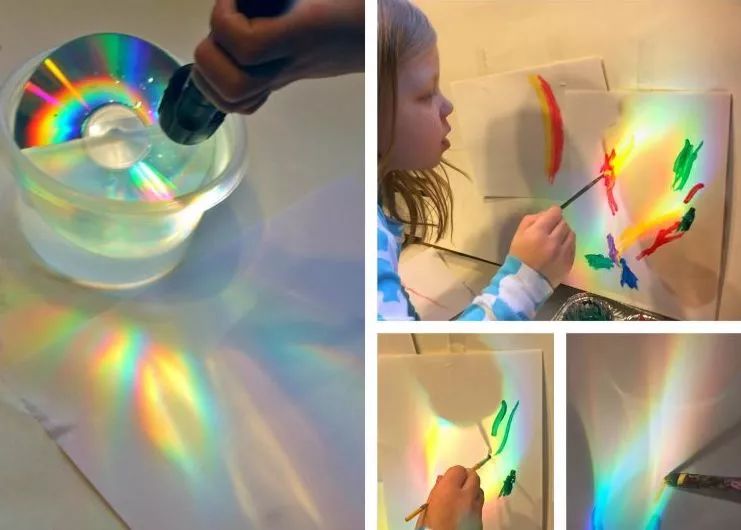 水中镜(夏日陪娃教程！让娃惊艳的彩虹实验，在家寻找美丽七色光)