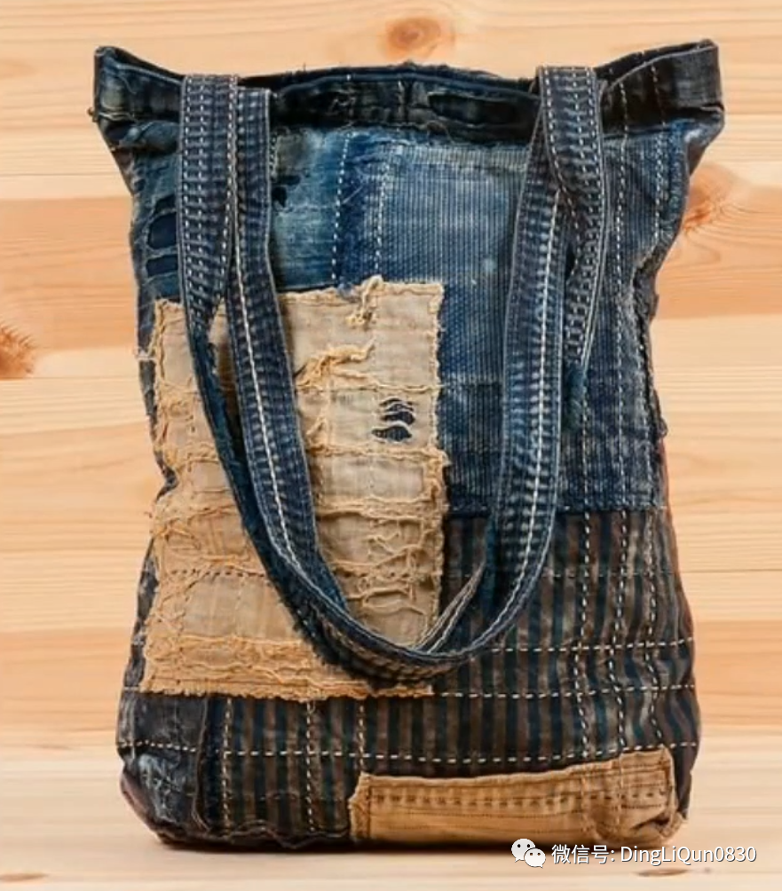 牛仔布包(「布艺作品」85款时尚的牛仔布包包休闲新系列)