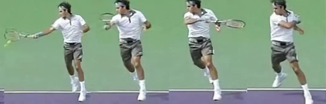 打网球左肩(网球正手收拍总是把球拍扛在肩上？大错特错)