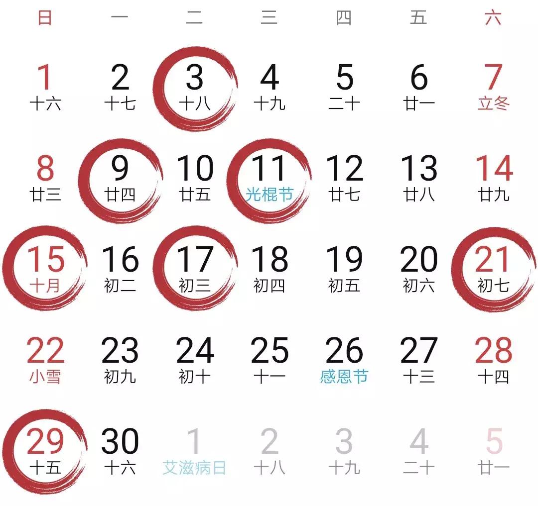 黄道吉日吉时(农历10月最旺的吉日)-世界十大之最