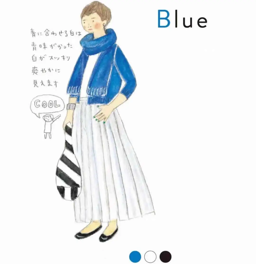 颜色搭配表及效果图片衣服（6类鲜艳色的高级配色示范）