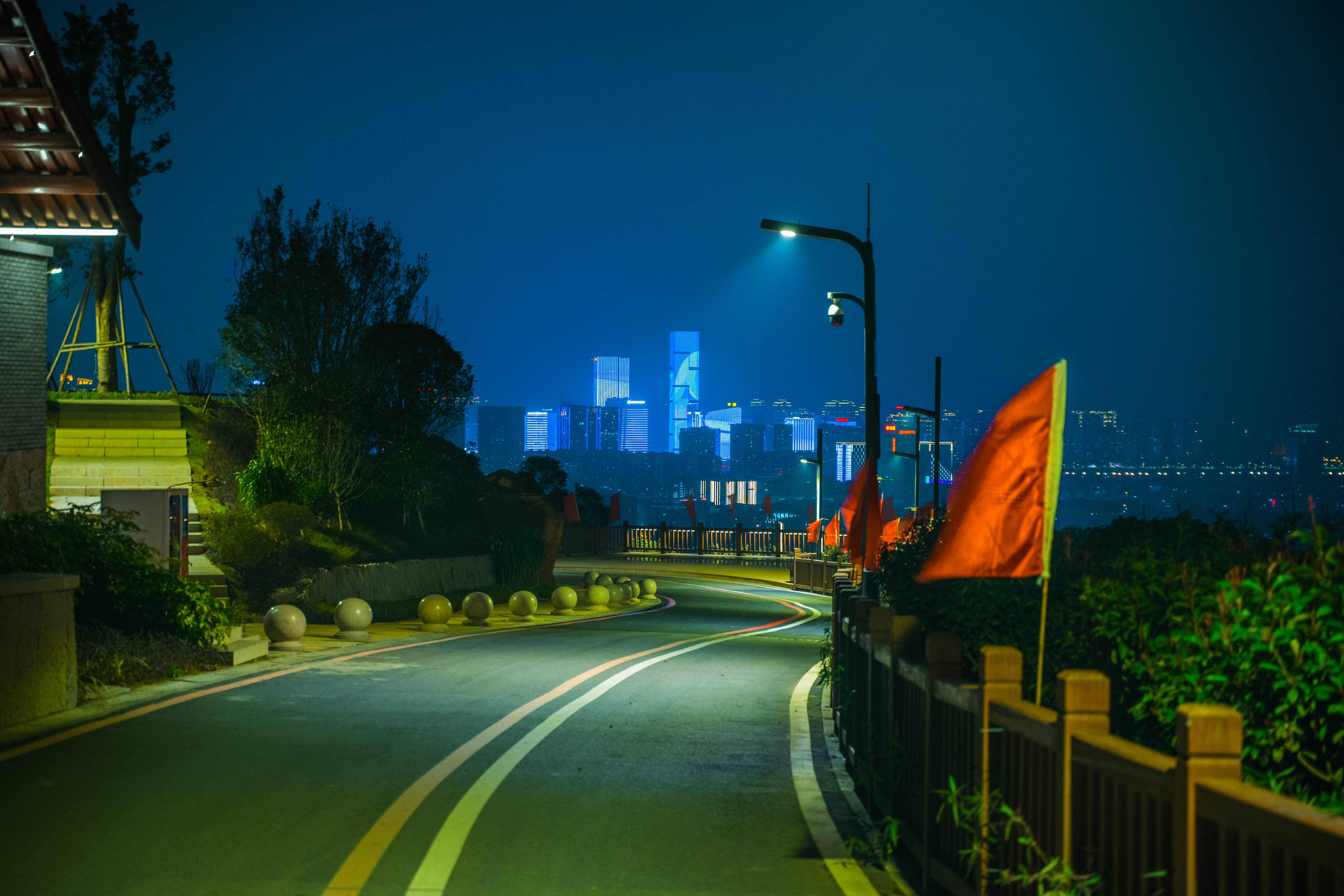 福州旅游攻略:福州仓山高盖山公园,登高望远一览福州夜景