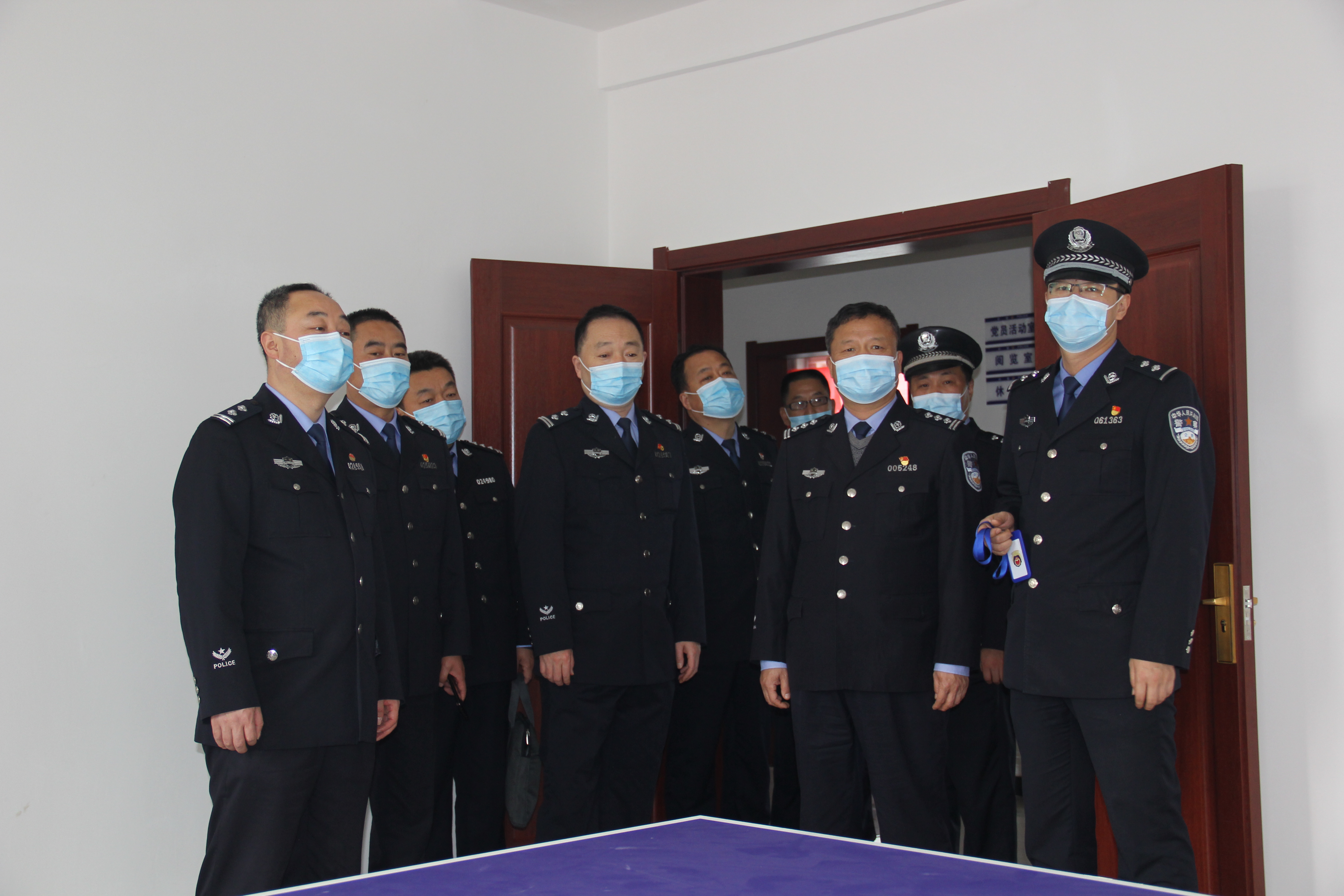 扶风县公安局来武功县公安局开展学习交流活动