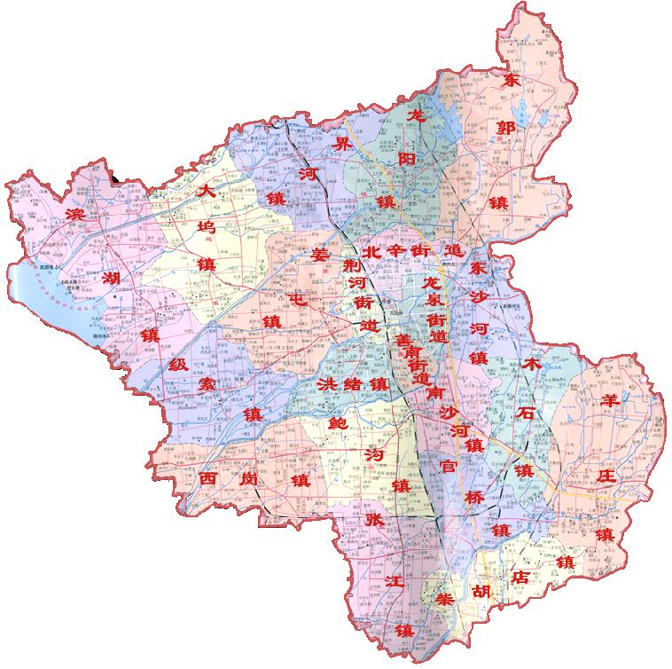 滕州市市区地图图片