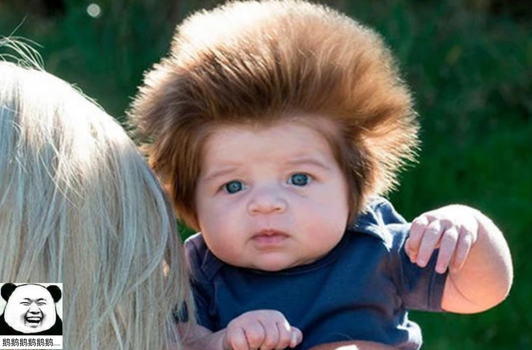 “炸毛宝宝”真可爱，为啥宝宝天生头发竖着长？四种原因了解一下