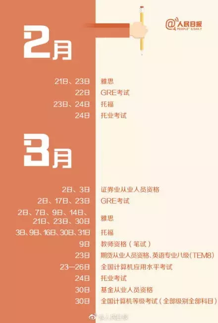 初级会计考生：稳了！！！（附全年考试日历）