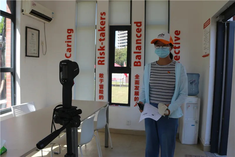 英迪国际学校举行开学疫情防控演练