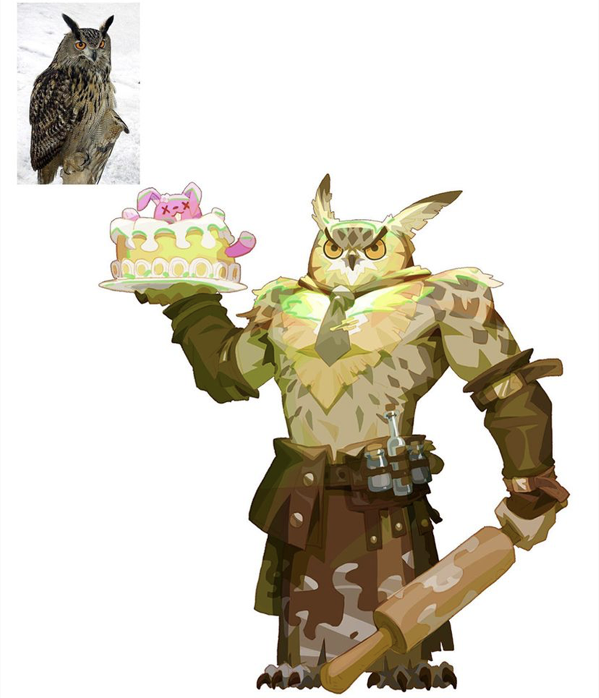 小鸟拟人化,看这架势以后动漫中又可以多一个种族了