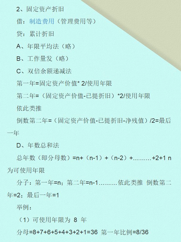 3个月省了50万！“鬼才”会计张姐总结：固定资产折旧分录，实用