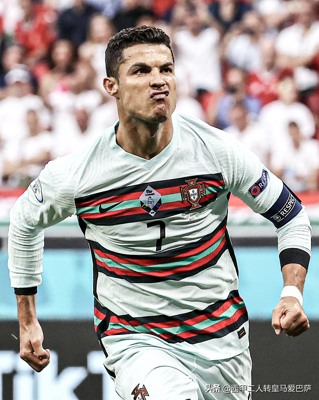 c罗俄罗斯世界杯霸气表情(梅开二度!