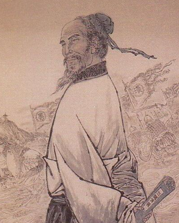 罗贯中画像首先罗贯中以文人政治的眼光否定了《三国志平话》中因为宿