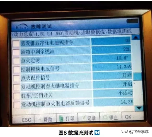 【基础知识】电控汽油发动机数据流点火提前角分析（含案例）