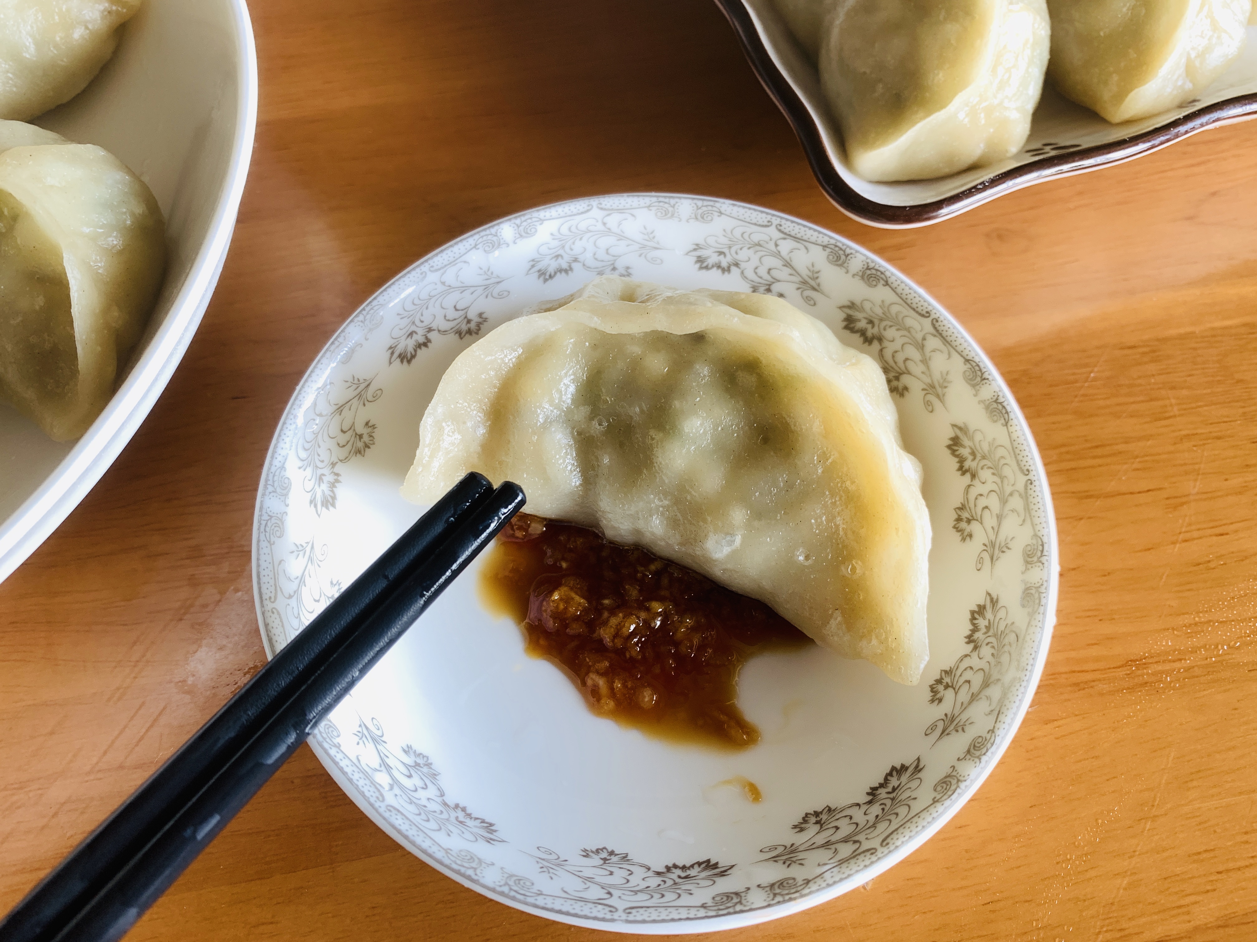 蒸饺的面怎么和？水温用对再加1调料，皮薄透馅儿，柔软又劲道