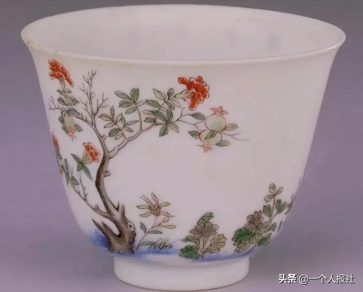清康熙“十二花神杯”