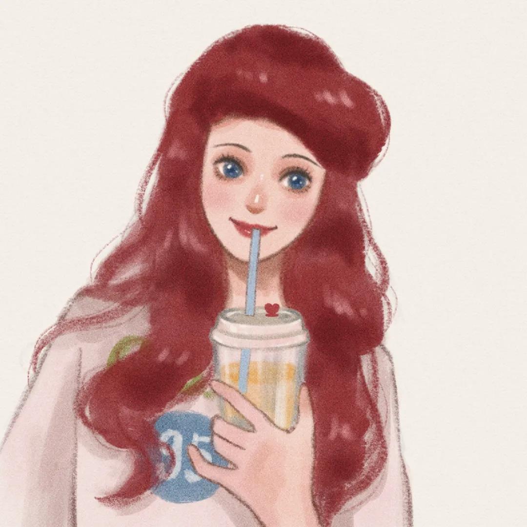 夏日炎炎,迪士尼公主会做什么?爱洛吃西瓜,艾莎狂喝汽水