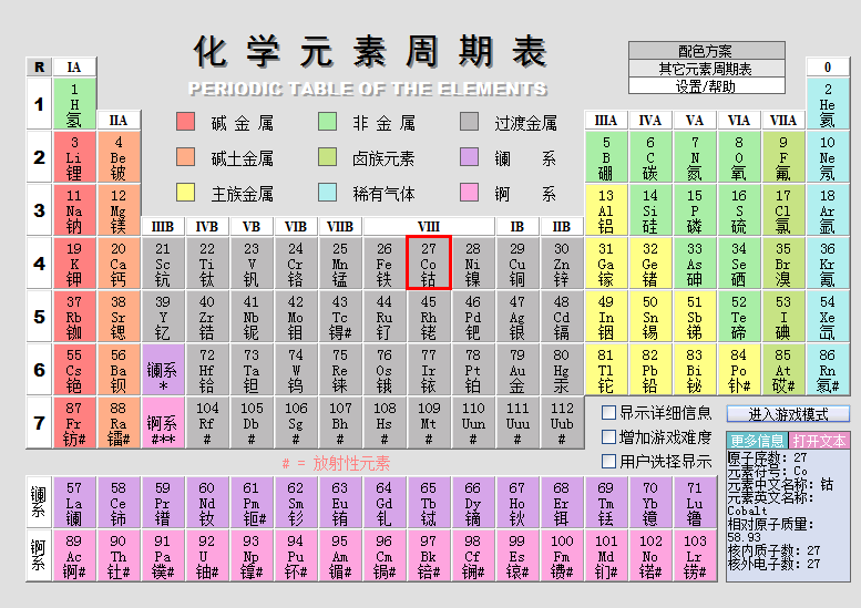 36個元素週期表口訣(化學元素週期表的記憶口訣)