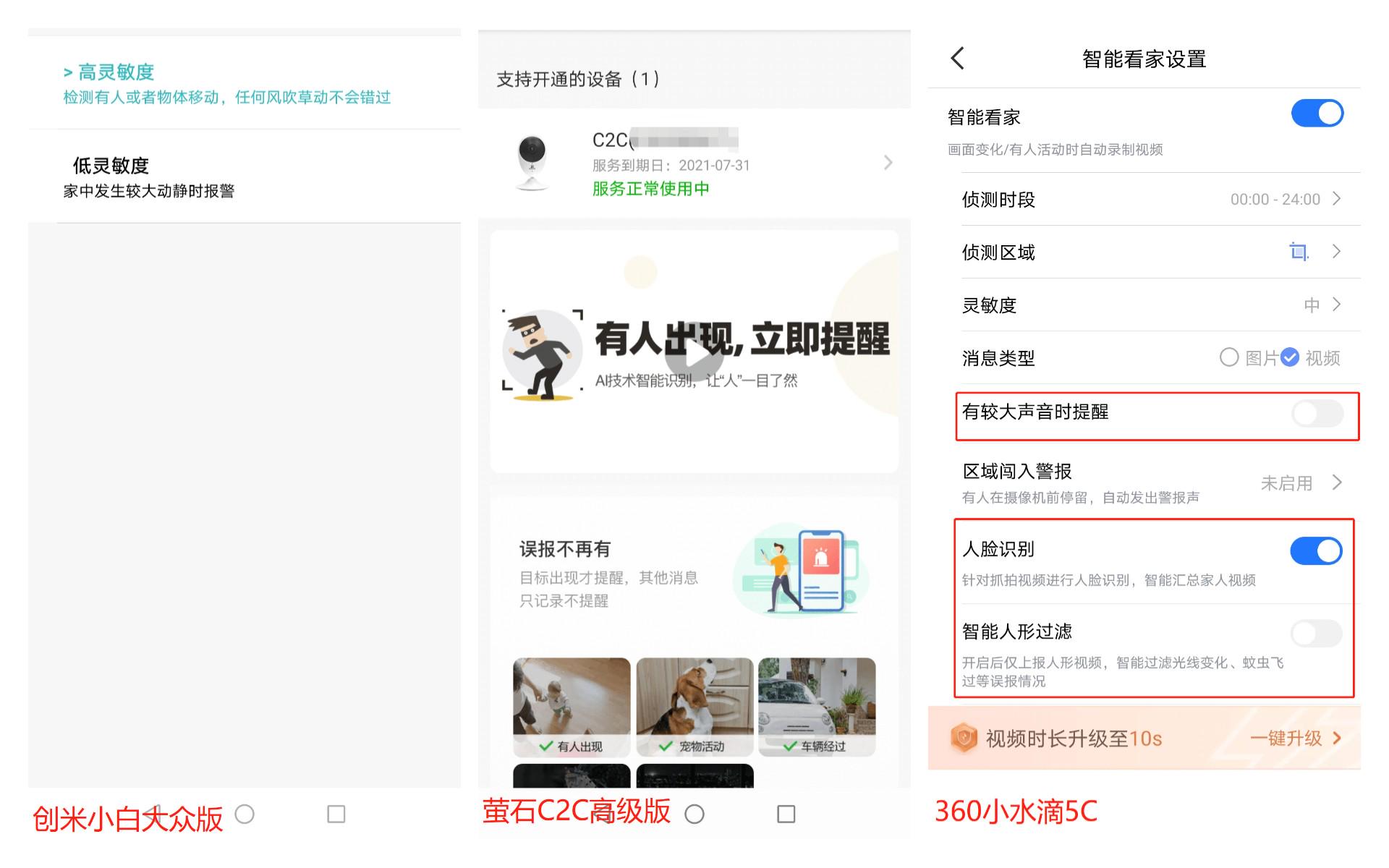 適合自己的才是最好的，3款家用攝像頭詳細(xì)對比