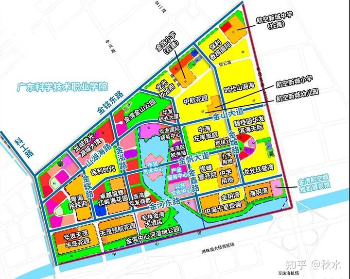 珠海市区主要的地方（珠海新增至少5个规划新城区域）