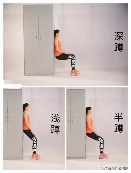 不要错过了靠墙静蹲这个动作靠墙静蹲的动作