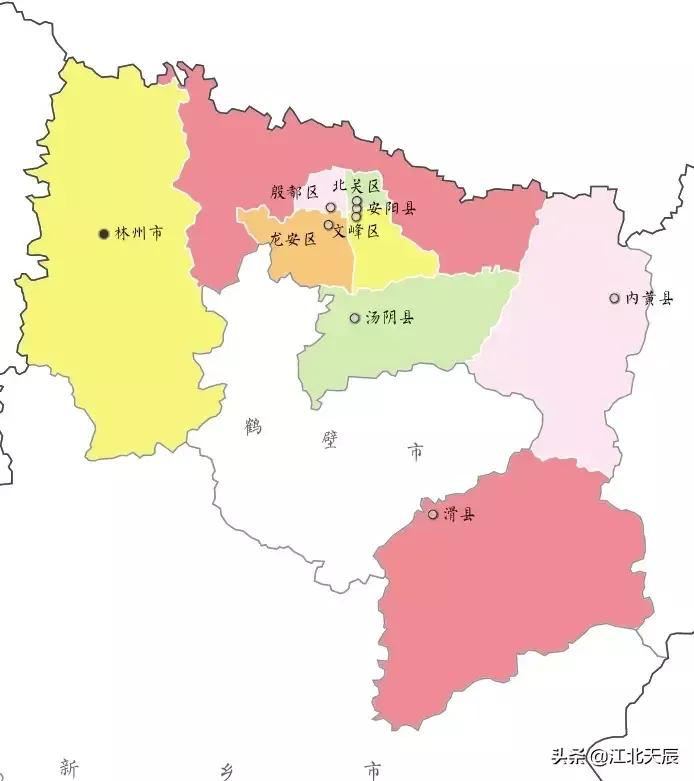 安阳市政区图no.