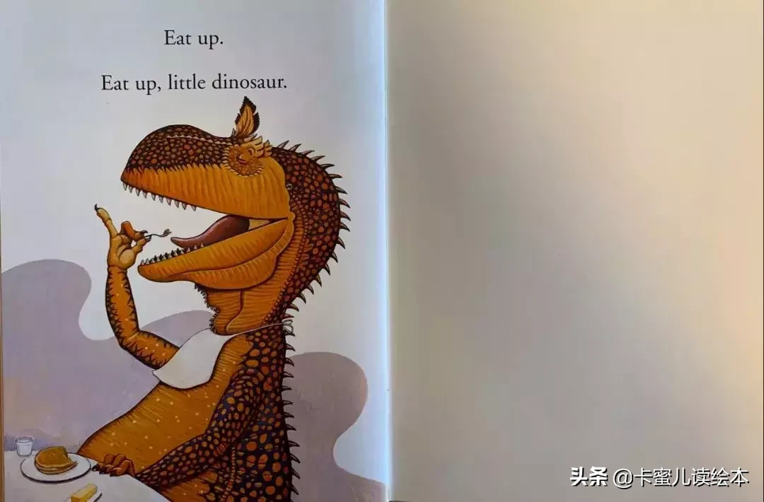 英文有声绘本How Do Dinosaurs Eat Their Food恐龙是怎么吃饭的