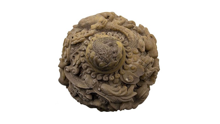 「艺投鉴赏」汉白玉九转乾坤十二生肖风水球摆件