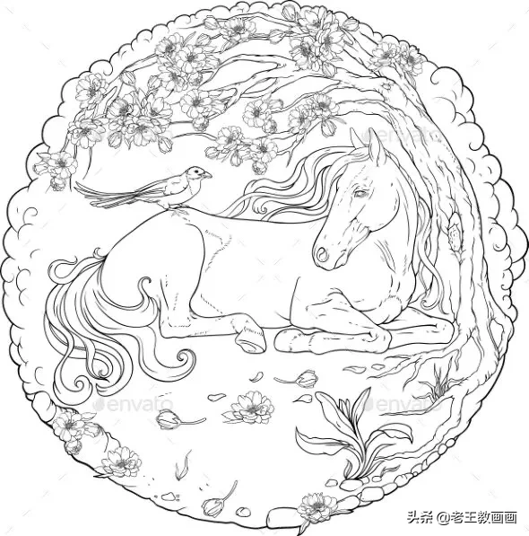 龙马精神，龙和马的纹样大全，难得一见的干货图谱