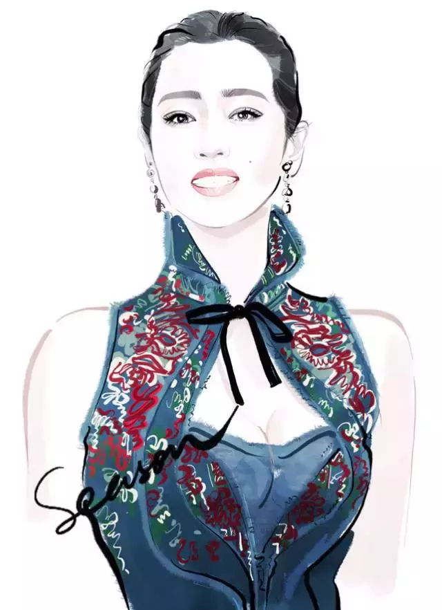 权志龙彩铅画图片(一组各种明星人物插画) - 赤虎壹号