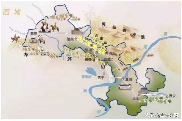 唐朝西凉之乱历史上北凉是现在哪里