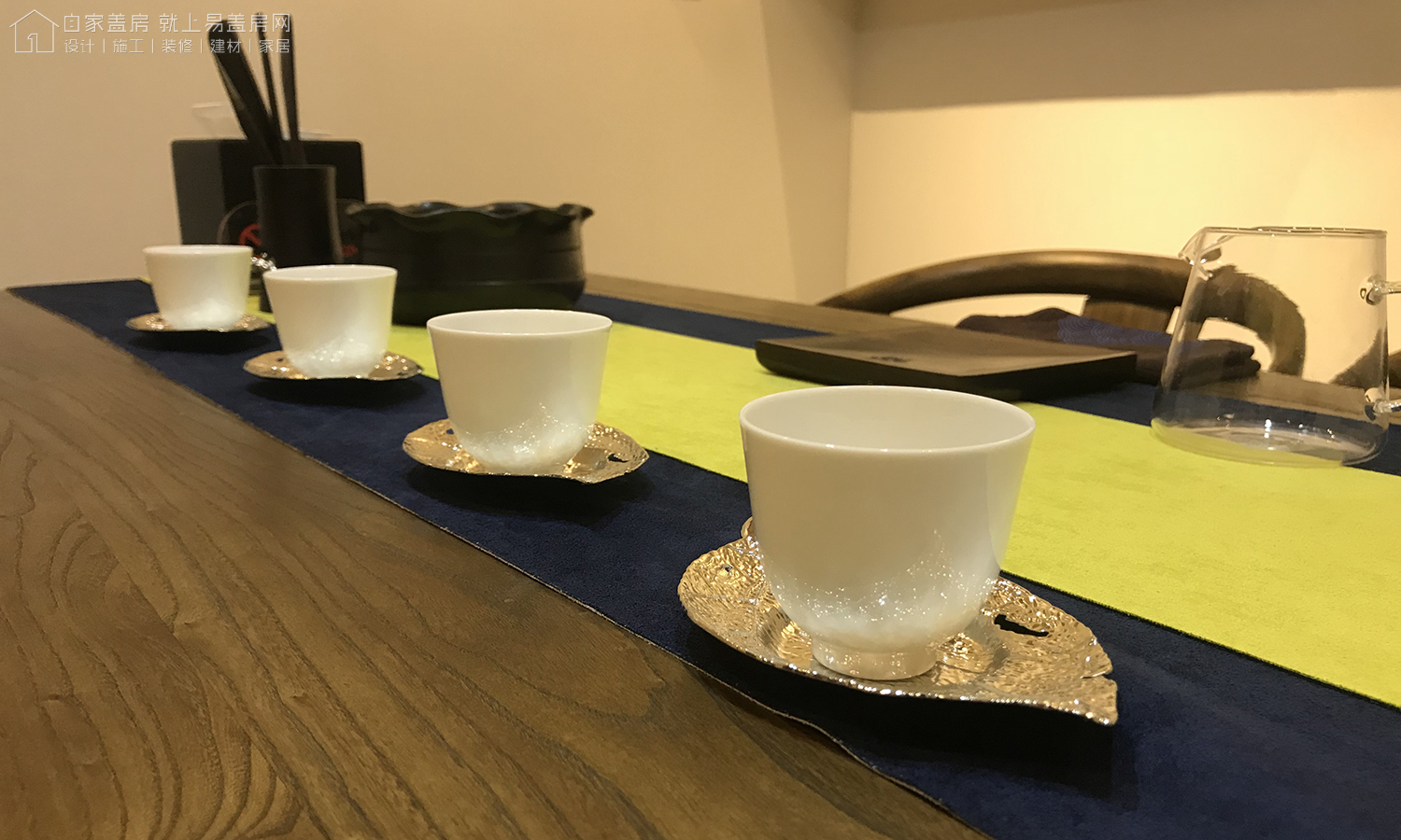 太惊艳，古风古韵，北京中关村新中式茶室室内设计和室内装修