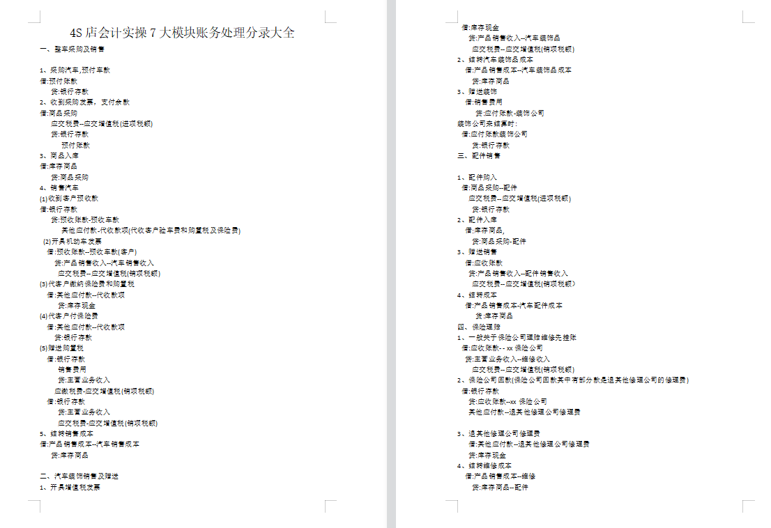 做账实操资料大全，会计新手建议收藏学习起来