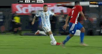 世预赛-梅西任意球造险 迪马利亚失良机 阿根廷0-0巴拉圭 八连胜终结