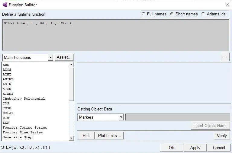 ADAMS四自由度机器人运动学仿真
