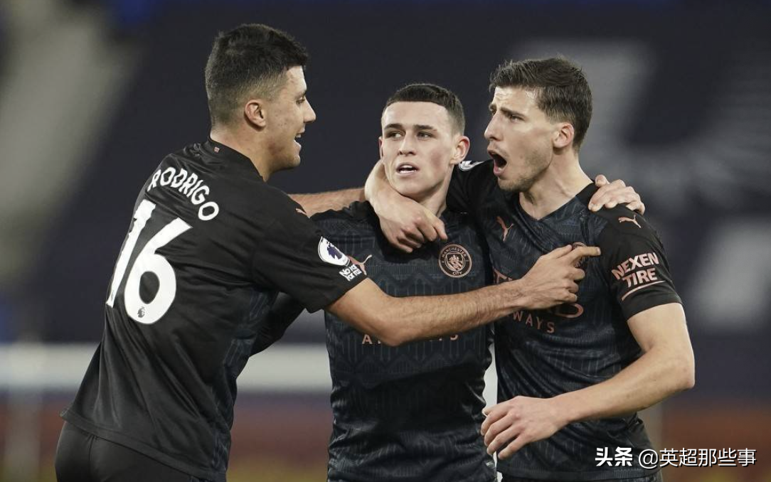 曼城3-1击败埃弗顿(3-1！曼城豪取12连胜，瓜帅手握10分优势，英超争冠终结？)