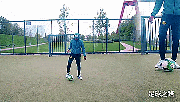 足球现场直播视频360(花式足球技巧系列：360度转身穿裆)