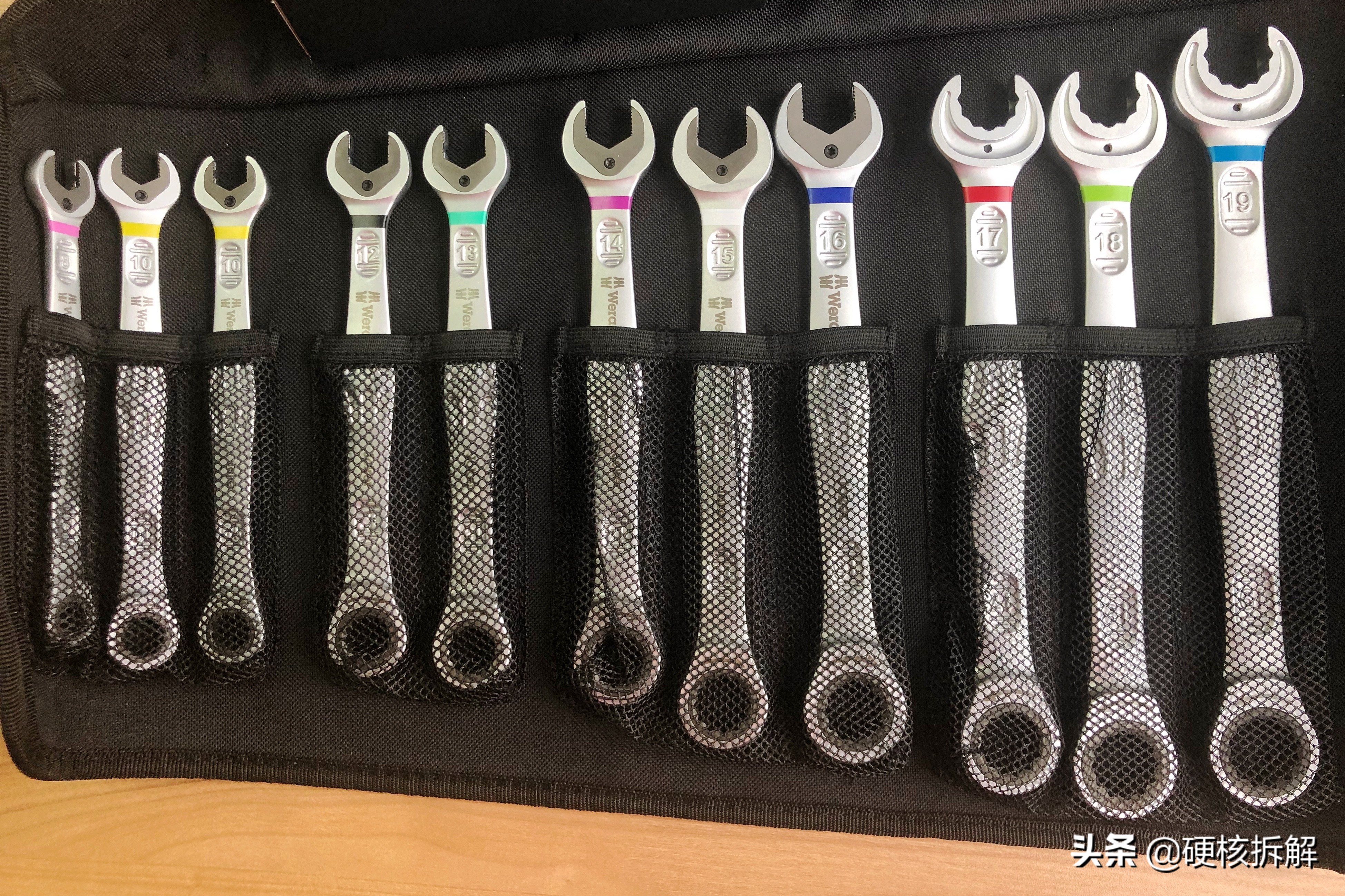 工具介绍：德系Wera Joker开口两用扳手组套