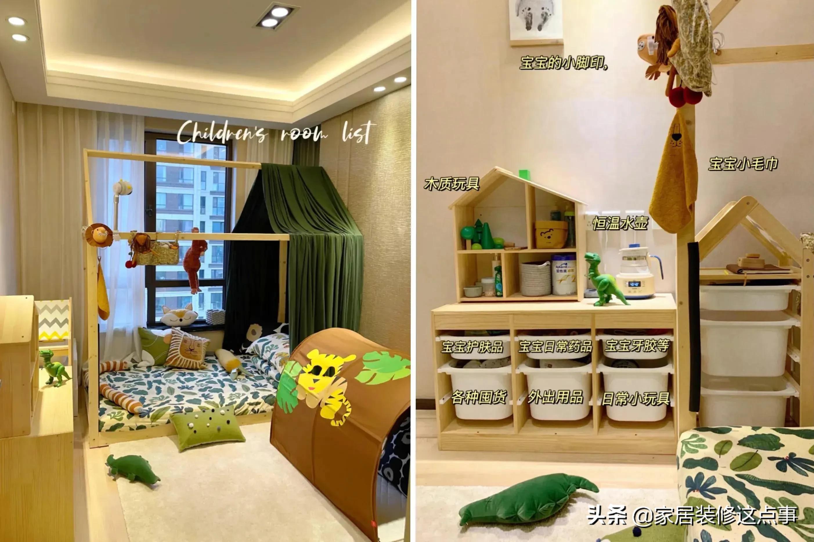 看了这些儿童房的设计后，发现我家只能叫“房间”