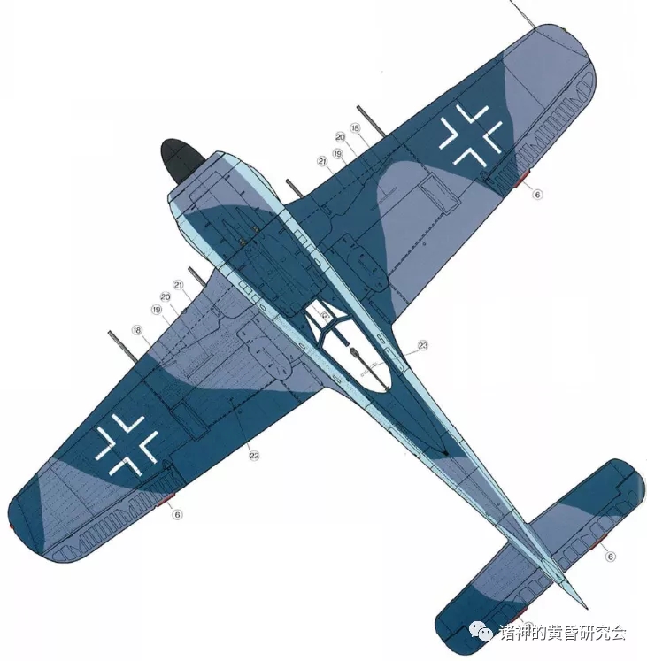 Fw 190A/F机身上的各种标识小考1