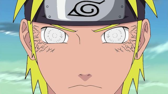 假如鸣人有了写轮眼,看起来超帅气,白眼也不错